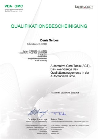 Zertifikat Vorschau